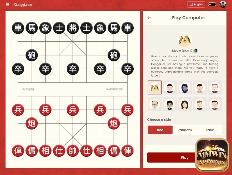 Xiangqi.com phù hợp với người muốn đấu trực tuyến hoặc luyện cờ cùng máy